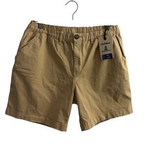 Chubbies Travertines Shorts Mens Size Large Khaki Elastic Cotton Stretch NWT 7"
